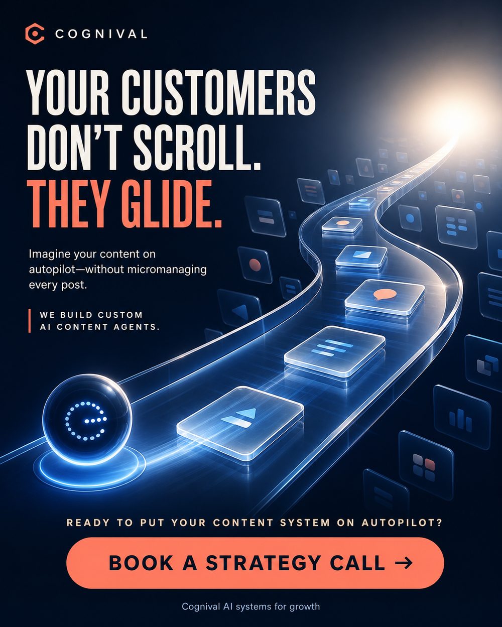 "Your customers don't scroll"